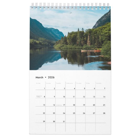 2021 Maandelijkse Wall-kalender Kalender (Mar 2026)