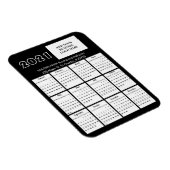 2021 Mini Calendar koelkast Business Logo Magneet (Rechterzijde)