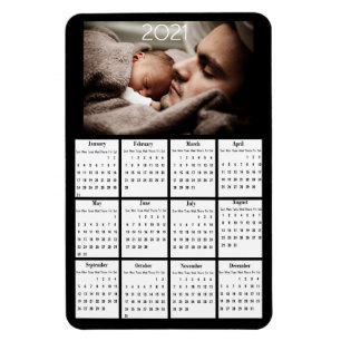 2021 Mini Calendar-koelkast Magneet