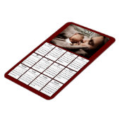 2021 Mini Calendar-koelkast Magneet (Linkerzijde)