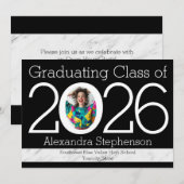 2021 Modern Fotolijst Afstudeercadeau Kaart (Voorkant / Achterkant)