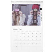2021 Moderne Aangepaste foto Beste vrienden Kalender (Feb 2027)