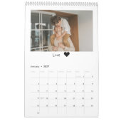 2021 Moderne aangepaste fotoserie is alles Kalender (Jan 2027)