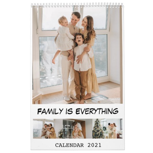 2021 Moderne aangepaste fotoserie is alles Kalender (Hoes)