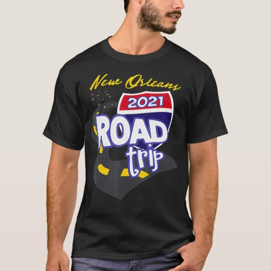 2021 New Orleans Road Trip T-shirt (Voorkant)