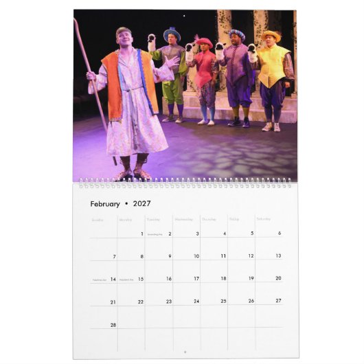 2021 nieuwe lijntheaterkalender kalender (Feb 2027)