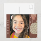 2021 Nieuwe organische vormen met de hand Briefkaart (Voorkant / Achterkant)