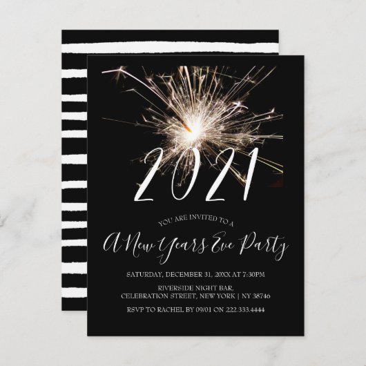 2021 | Nieuwe uitnodiging van Eve-partij in jaren (Voorkant / Achterkant)