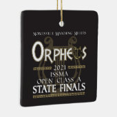 2021 Noblesville Marching Millers - Staatsfinancië Keramisch Ornament (Rechts)