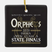 2021 Noblesville Marching Millers - Staatsfinancië Keramisch Ornament (Voorkant)
