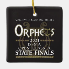 2021 Noblesville Marching Millers - Staatsfinancië Keramisch Ornament
