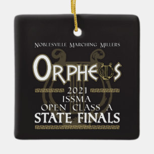 2021 Noblesville Marching Millers - Staatsfinancië Keramisch Ornament