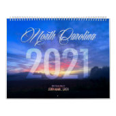 2021 North Carolina-kalender Kalender (Hoes)