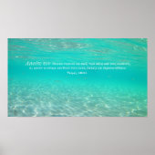 2021 Oude wateren: Psalm 148:4-5 in het GRIEKS Poster (Voorkant)