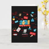 2021 Pandemic Vaccines Commemorative Christmas T S Kaart (Gele Bloem)