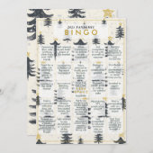 2021 Pandemische BINGO Funny Modern kerstkaart (Voorkant / Achterkant)