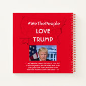 2021 President Trump-laptop Notitieboek (Achterkant)