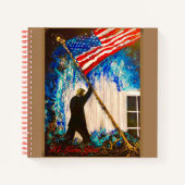 2021 President Trump-laptop Notitieboek (Voorkant)