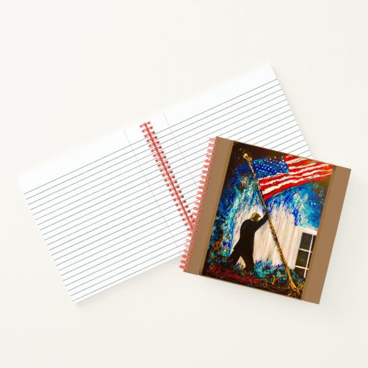 2021 President Trump-laptop Notitieboek (Binnen)