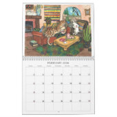 2021 Rabbit Art Calendar Kalender (Feb 2026)