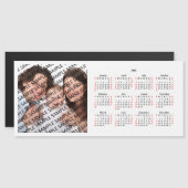 2021-reeks - Magnetische kaart met aangepaste foto (Voorkant / Achterkant)