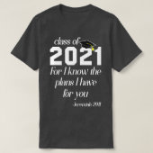 2021 Religieus Afstuderen Bijbelverse T-shirt (Design voorkant)