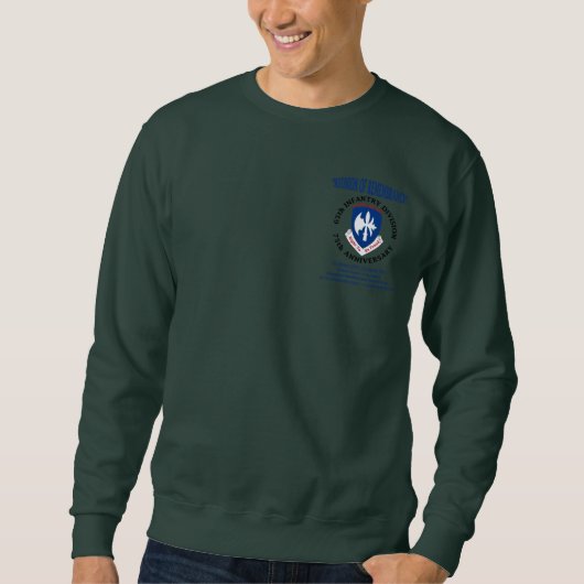 2021 Reunion Sweatshirt 65th Infantry Division (Voorkant)