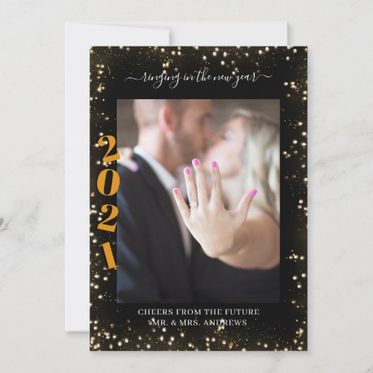 2021 Ringing in the new Year Verlobung Foto (Voorkant)