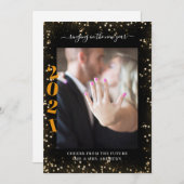 2021 Ringing in the new Year Verlobung Foto (Voorkant / Achterkant)