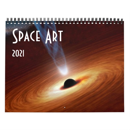 2021 Ruimteart astronomie Universum agenda Kalender (Hoes)