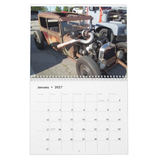2021 Rust en schilder kalender voor warme staafjes (Jan 2027)
