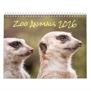 2021 Safari Zoo Dieren Fotografie Kalender