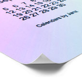 2021 Sangria Glans Muurkalender van Janz Poster (Hoek)