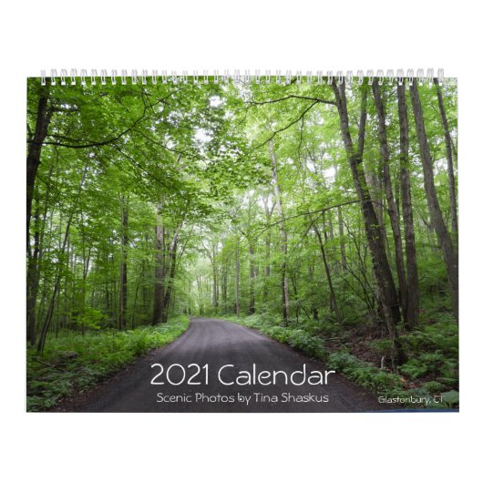 2021 Schilderachtig Connecticut Kalender (Hoes)