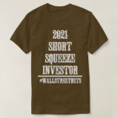 2021 Short Squeeze-belegger T-shirt (Design voorkant)