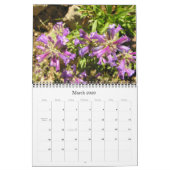 2021 Sierra Mountain - kalender voor wilde bloemen (Mar 2026)