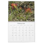 2021 Sierra Mountain - kalender voor wilde bloemen (Feb 2026)