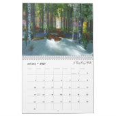 2021 Silverwebforge 3D Landscape Calendar Kalender (Jan 2027)