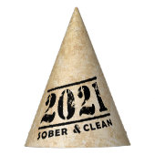 2021 Sober & Clean Celebrates Recovery Sobriety Feesthoedjes (Voorkant)