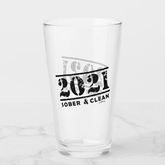 2021 Sober & Clean Recovery Services Glas (Achterkant)