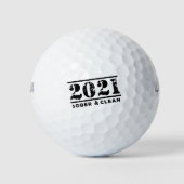 2021 Sober & Clean Recovery Services Golfballen (Voorkant)