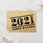 2021 Sober & Clean Recovery Services Kaart (Voorkant / Achterkant in situ)