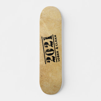 2021 Sober & Clean Recovery Services Persoonlijk Skateboard