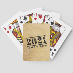 2021 Sober & Clean Recovery Services Pokerkaarten