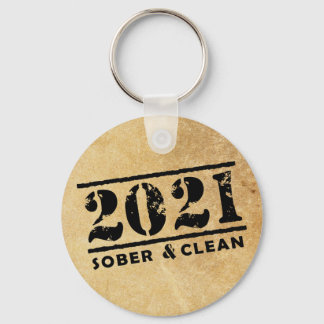 2021 Sober & Clean Recovery Services Sleutelhanger