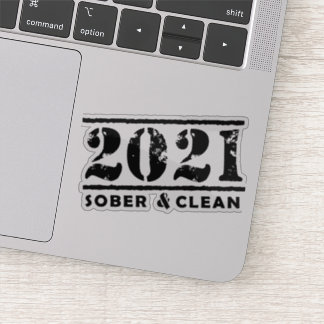2021 Sober & Clean Recovery Services Sticker