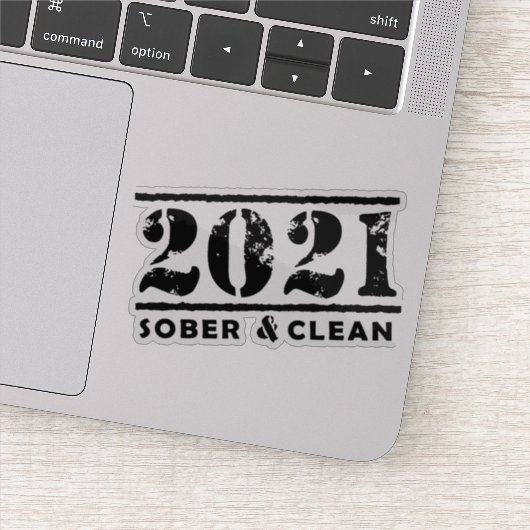 2021 Sober & Clean Recovery Services Sticker (Detail)