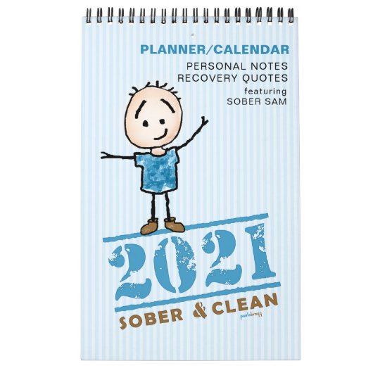 2021 Sober & Clean: Rentestituties voor herstel Gi Kalender (Hoes)
