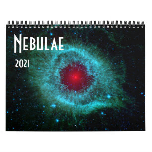 2021 Space Astronomy Universe NASA Nebulae Kalender