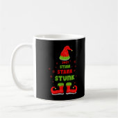 2021 Stink Stank Stunk Kerstmis Elf Funny T-Shirt Koffiemok (Links)